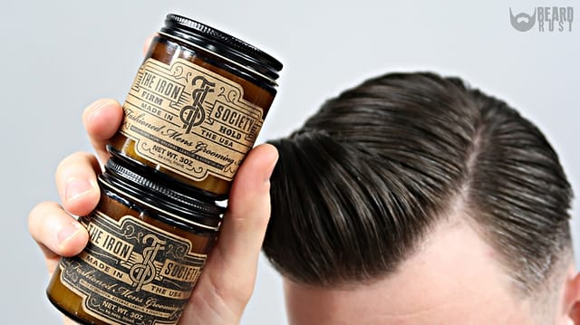 The Iron Society Original + Firm Hold – recenzja pomad woskowych