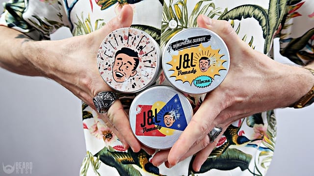 J&L Pomady – recenzja pomady wodnej, glinki i wosku do włosów