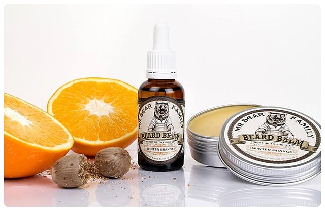 Mr Bear Family Winter Orange Beard Balm & Beard Brew (Limited Edition) – recenzja zestawu do brody