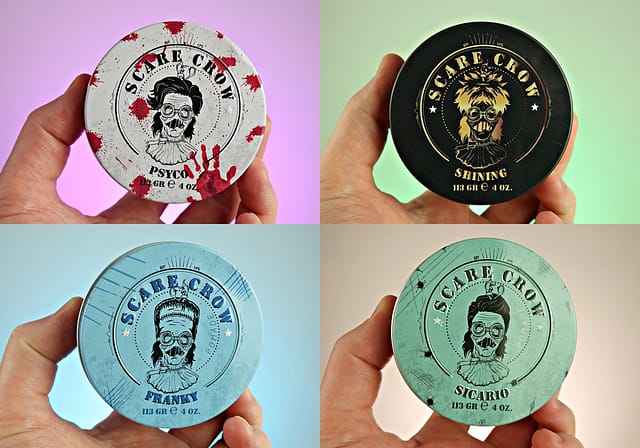 Scarecrow (Psyco, Franky, Sicario, Shinning) – recenzja włoskich pomad do włosów